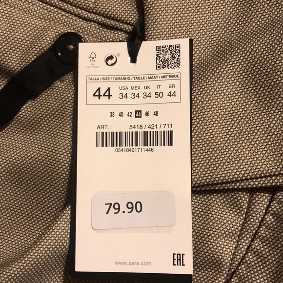 Zara Birdseye pants - Picture 7 of 7